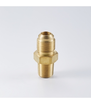 HEX. NIPPLE (BRASS) : ½" MBSPP x ½" MBSPP